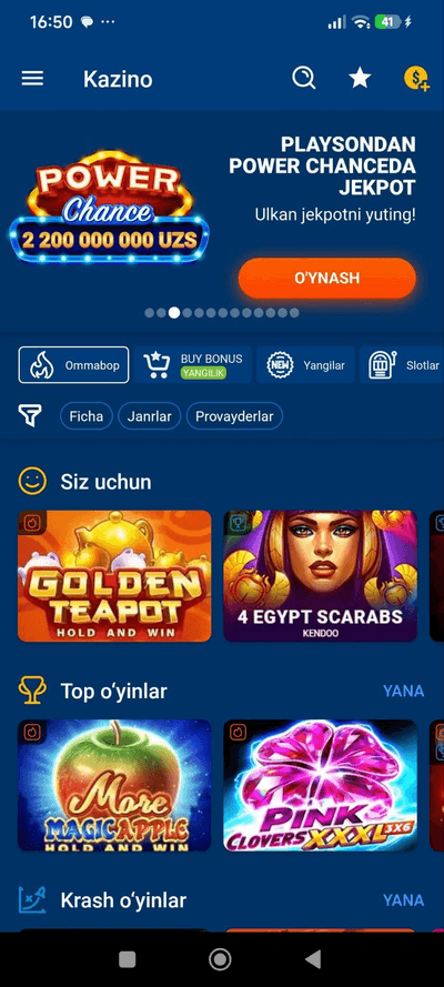 Mostbet uz casino assortimenti